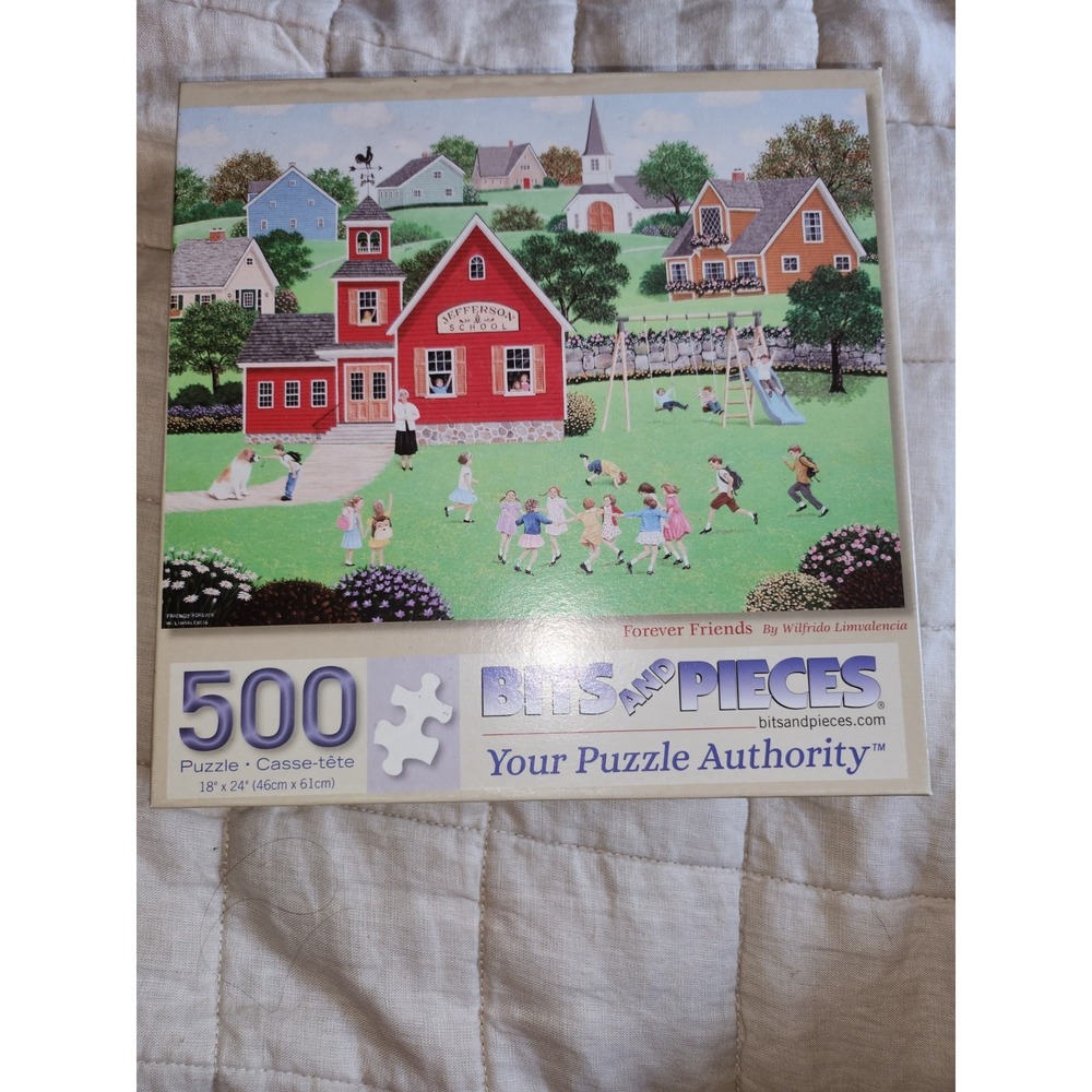 Forever Friends 500 Piece School Children Jigsaw Puzzle 18x24 Bits & Pieces